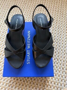 Stuart Weitzman Carmen Midi Wedge size 7.5
